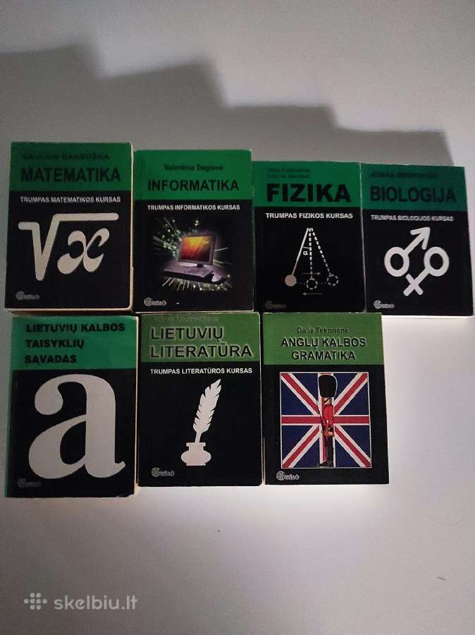 7 knygų egzaminams kompektas
