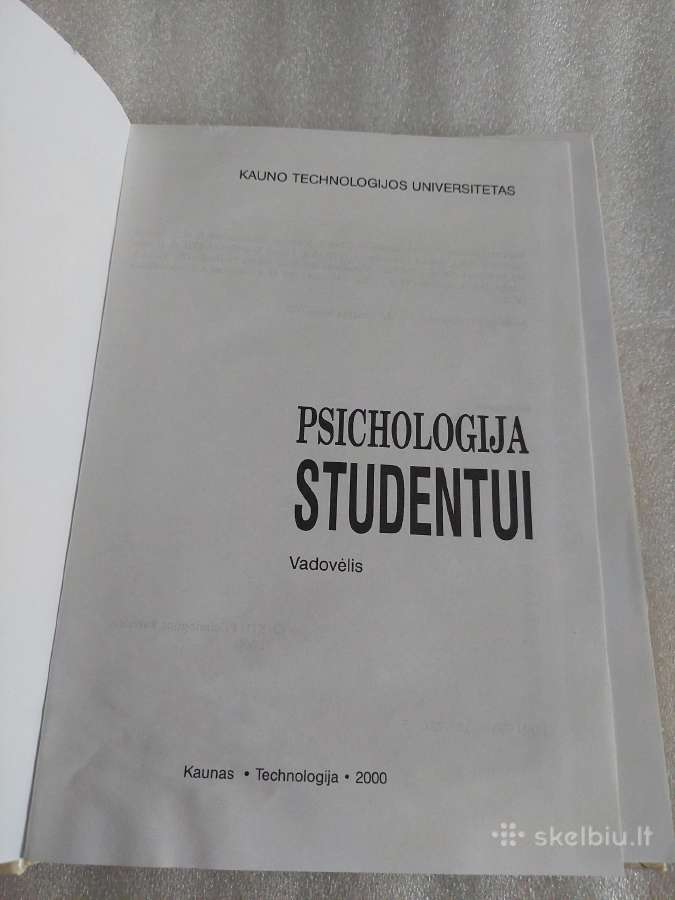 Psichologija studentui - nuotraukos Nr. 2