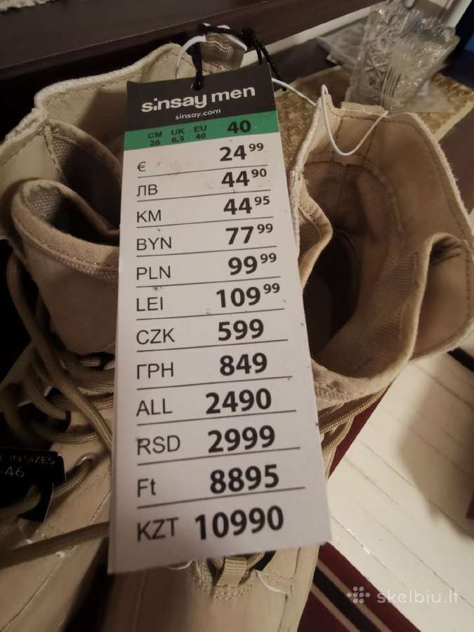Zygio stiliaus batai dydis 40 nauji sinsei - nuotraukos Nr. 2