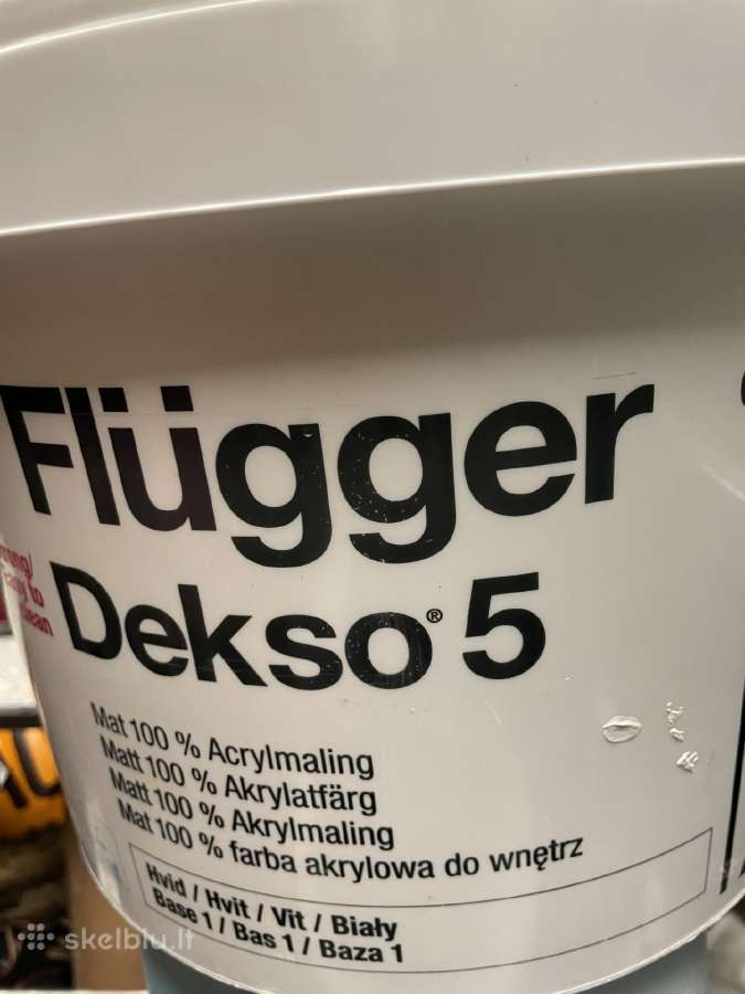 Dažai flugger 10 L