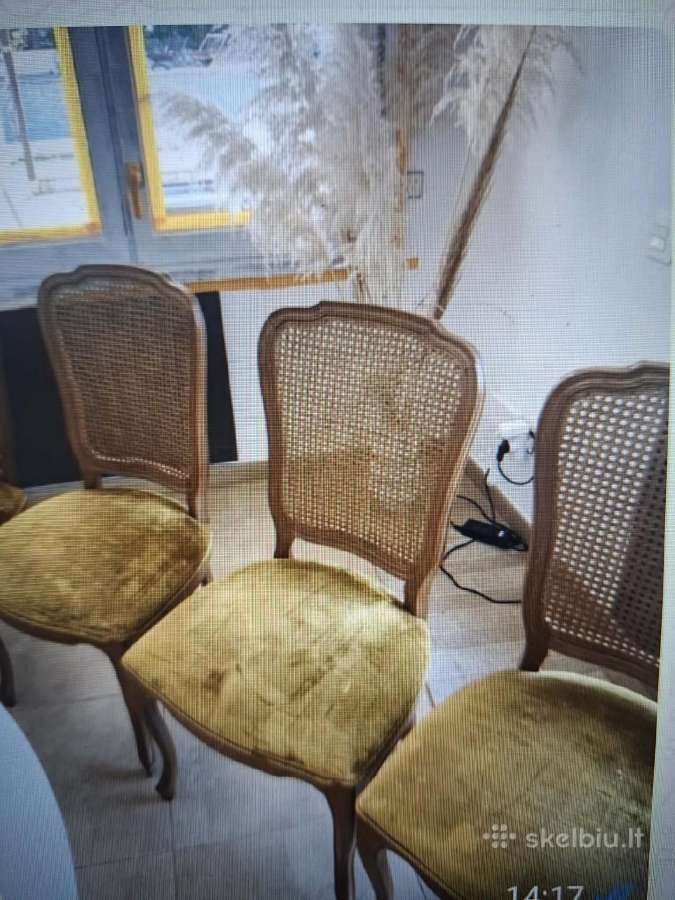Klasikinio stiliaus kėdės. 6 vnt.