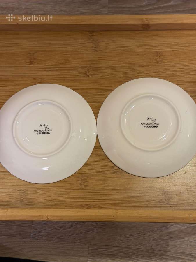 Aladenko fine bone china puodeliai su lėkštutėmis - nuotraukos Nr. 5