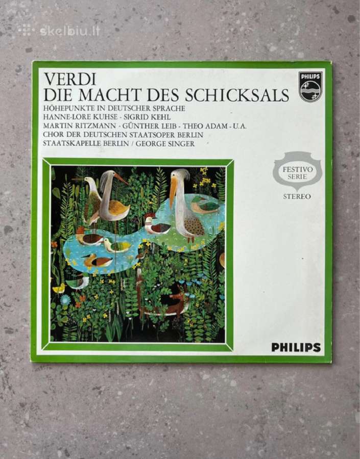 Giuseppe Verdi lp vinilas vinilinė plokštelė