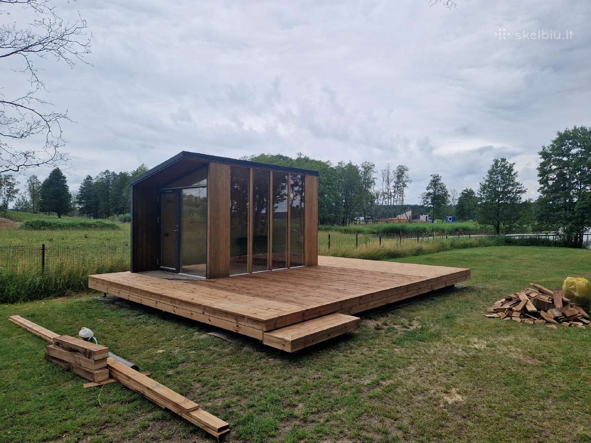 Karkasinių namų statyba, vidaus apdaila. - nuotraukos Nr. 20