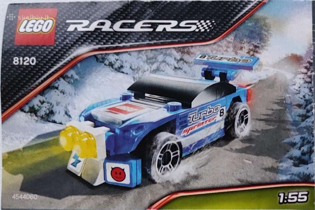 Vilniuje parduodamas nepilnas Lego Racers 8120