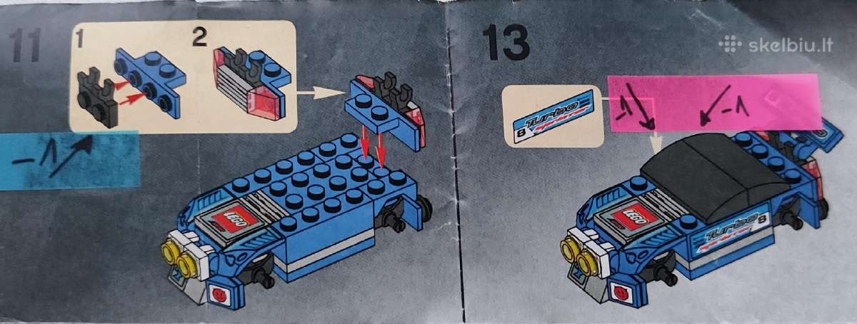 Vilniuje parduodamas nepilnas Lego Racers 8120 - nuotraukos Nr. 2