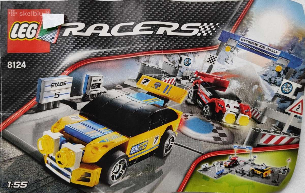 Vilniuje parduodamas nepilnas Lego Racers 8124 Ice