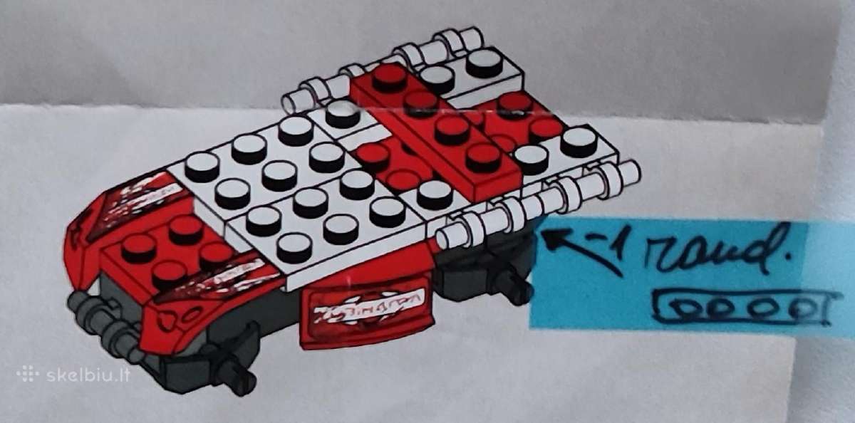Vilniuje parduodamas Lego Racers 8130 Terrain - nuotraukos Nr. 2