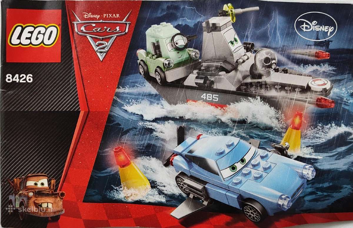 Vilniuje parduodamas Lego Cars 2 8426 Escape Sea