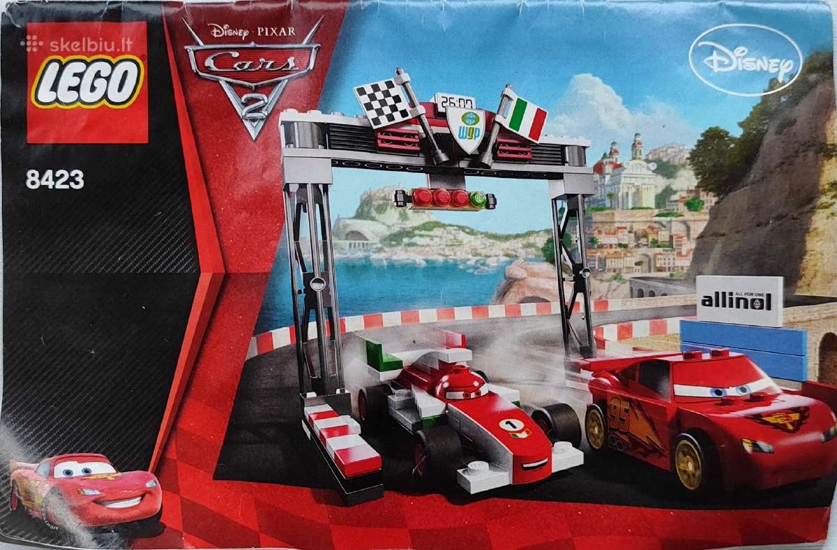 Vilniuje parduodamas Lego Cars 2 8423 World Grand