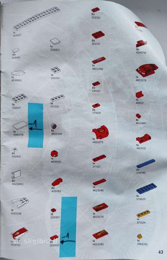 Vilniuje parduodamas Lego Cars 2 8423 World Grand - nuotraukos Nr. 2