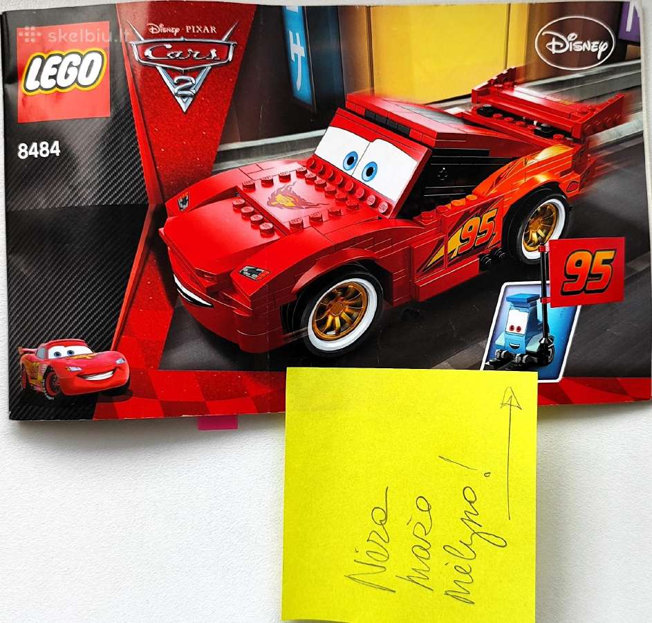 Vilniuje parduodamas Lego Cars 2 8484 Mcqueen