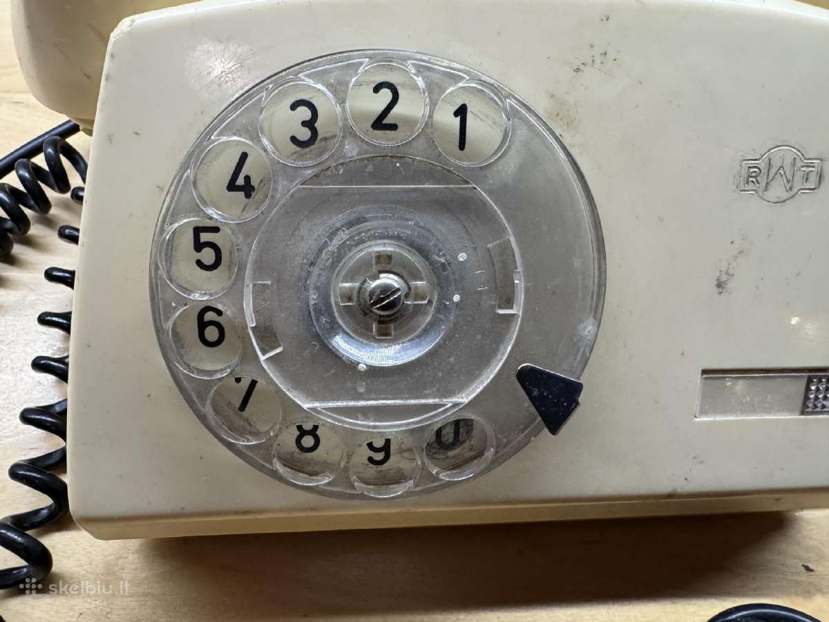 Retro lenkiškas Rwt sukamo numerio telefonas - nuotraukos Nr. 2