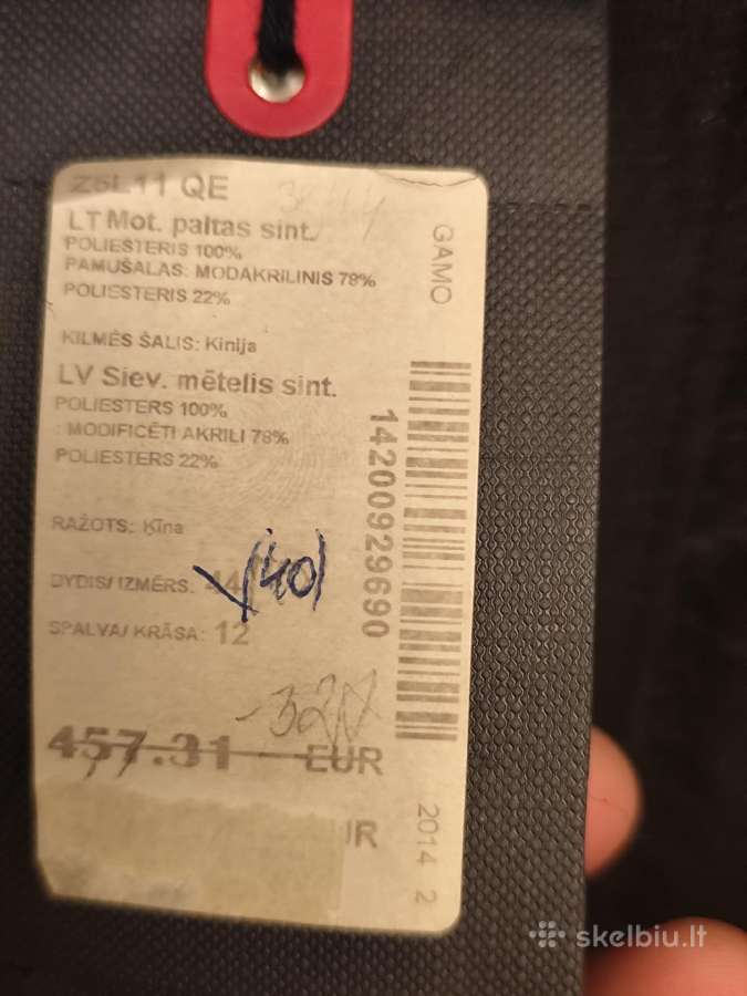 Parduodu nauja moteriška paltą Armani - nuotraukos Nr. 3
