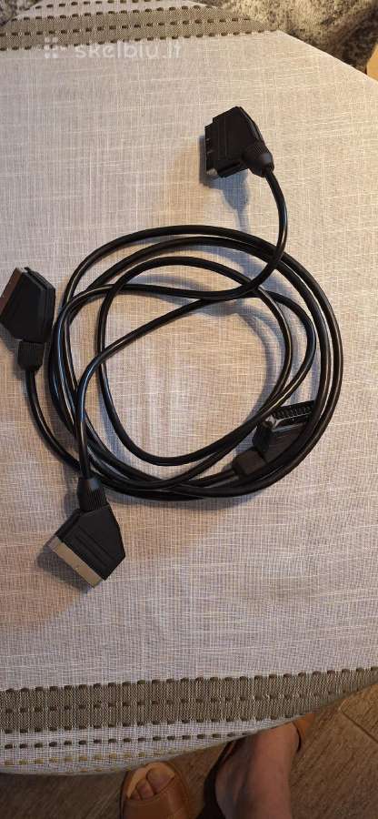 Scart kabelis 3,5 (2 vnt)