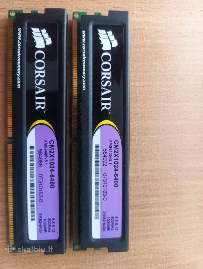 Corsair Ddr2 2x1gb - nuotraukos Nr. 2