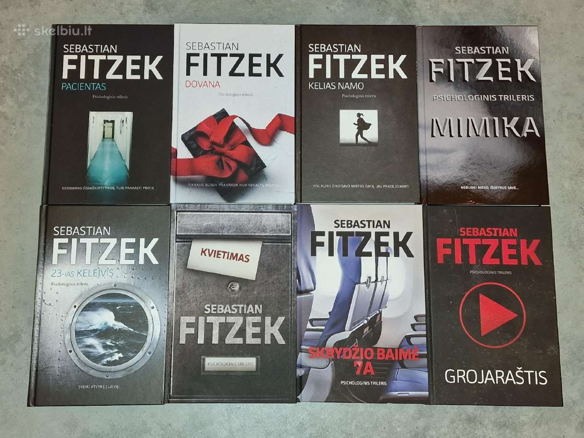 Sebastian Fitzek psichologinių trilerių rinkinys - nuotraukos Nr. 2