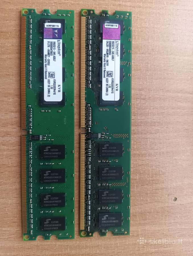 Kingston 2x1gb RAM