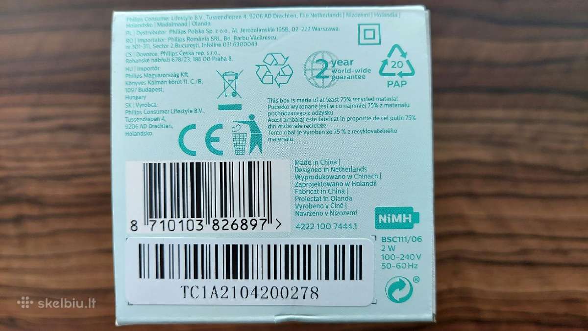Veido valymo šepetėlis Philips Visapure valiklis - nuotraukos Nr. 3