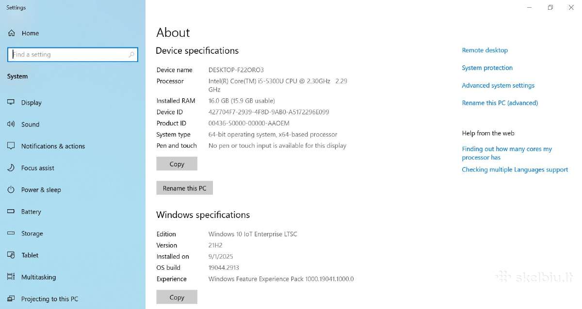 Dell Latitude E7450 256gb SSD 16gb RAM 1080p Ips - nuotraukos Nr. 9