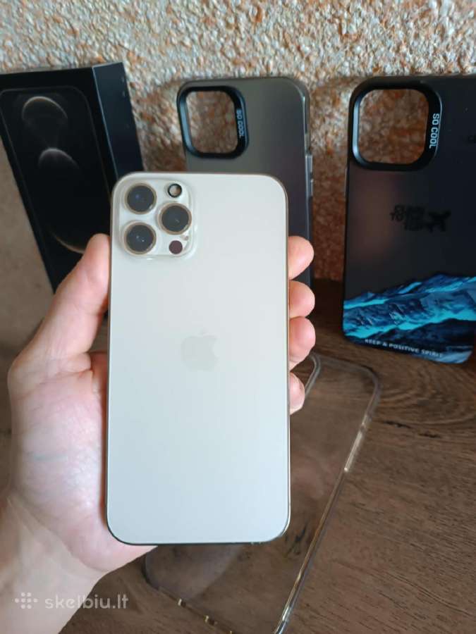 Parduodamas iPhone 12 pro max Gold spalva - nuotraukos Nr. 5