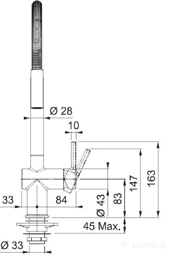 Franke Active Semi Pro Fn 3407.031 – Chromas - nuotraukos Nr. 4