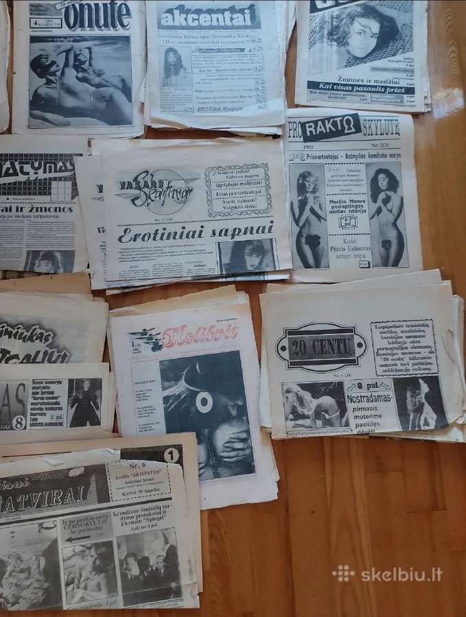 Bulvariniai laikraščiai 1992 48 vnt.