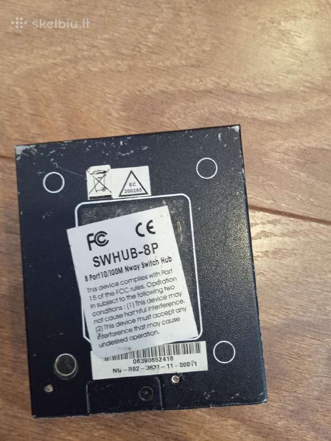 Naudotas St Lab 8-port 10/100m Nway Switch - nuotraukos Nr. 3