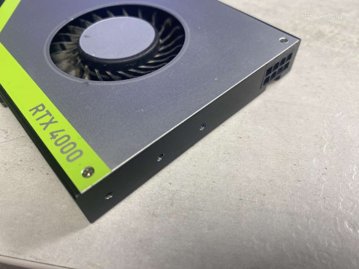 Nvidia Quadro Rtx 4000 8gb - nuotraukos Nr. 3