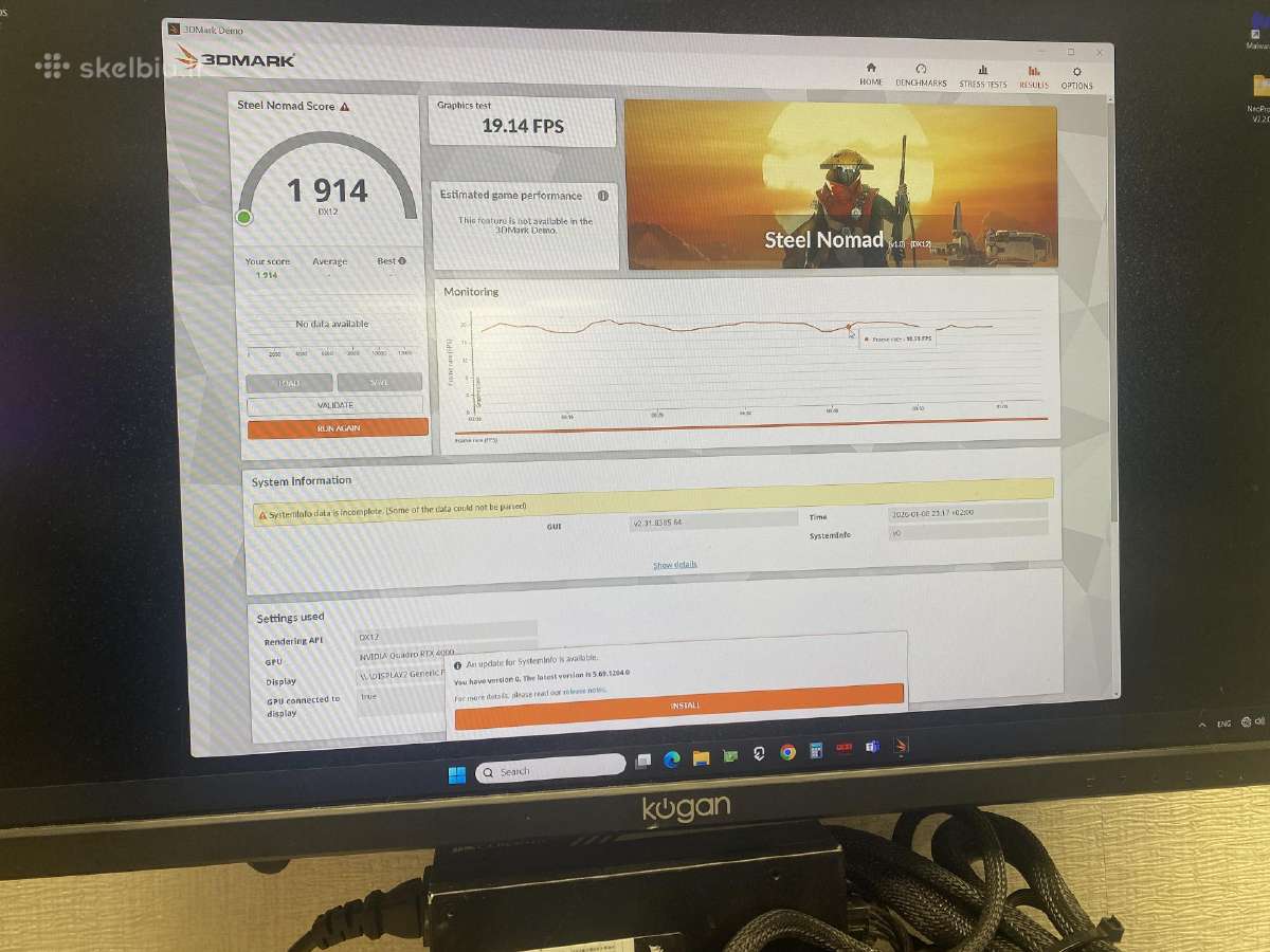 Nvidia Quadro Rtx 4000 8gb - nuotraukos Nr. 8