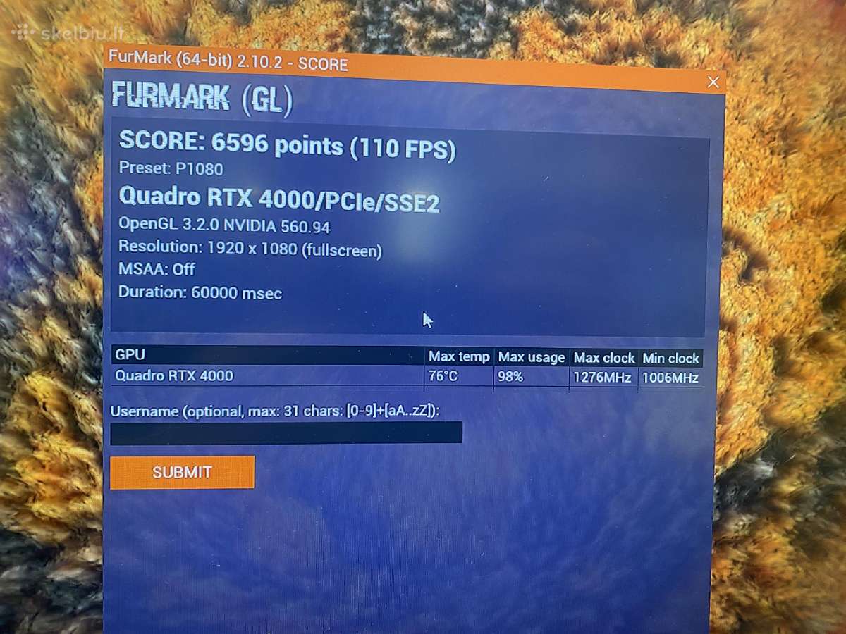 Nvidia Quadro Rtx 4000 8gb - nuotraukos Nr. 10