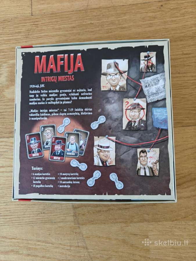 Trefl Žaidimas „Mafija: intrigų miestas“, Lt - nuotraukos Nr. 2