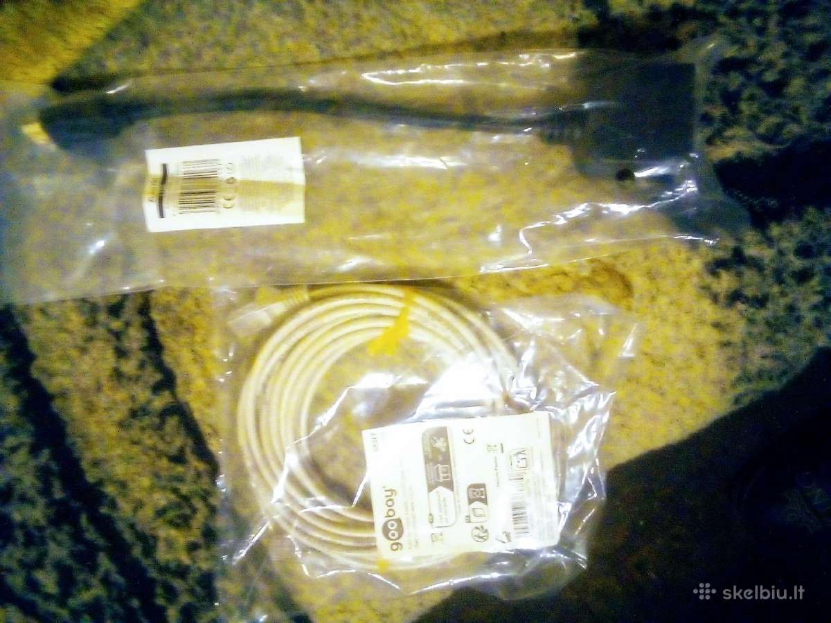 Hdmi ir Interneto kabeliai