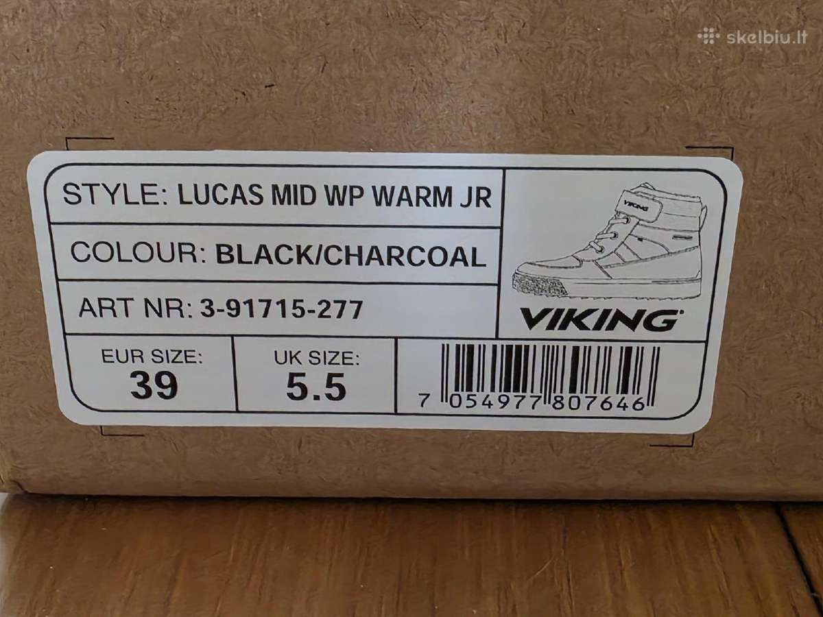 Viking žiemos batai Lucas Mid Jr Wp. - nuotraukos Nr. 4