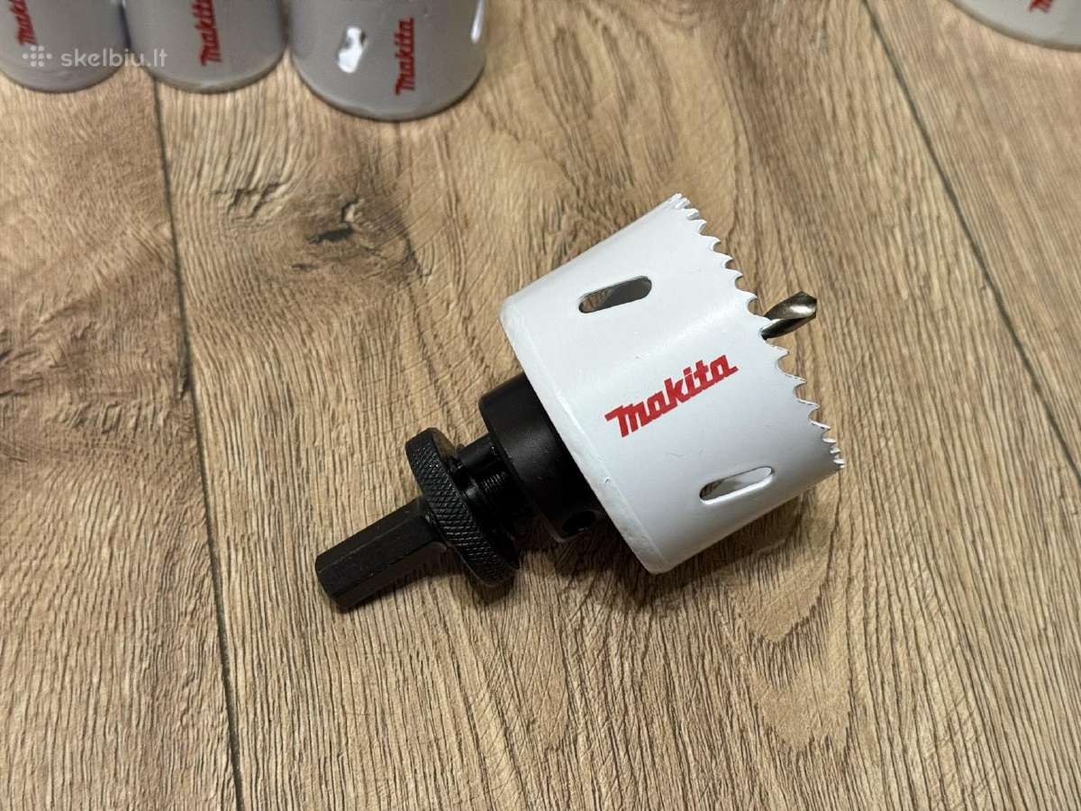 Makita gręžimo 8 karūnų komplektas su adapteriu - nuotraukos Nr. 2