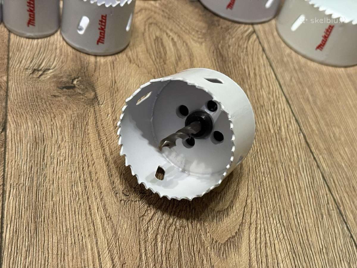 Makita gręžimo 8 karūnų komplektas su adapteriu - nuotraukos Nr. 3