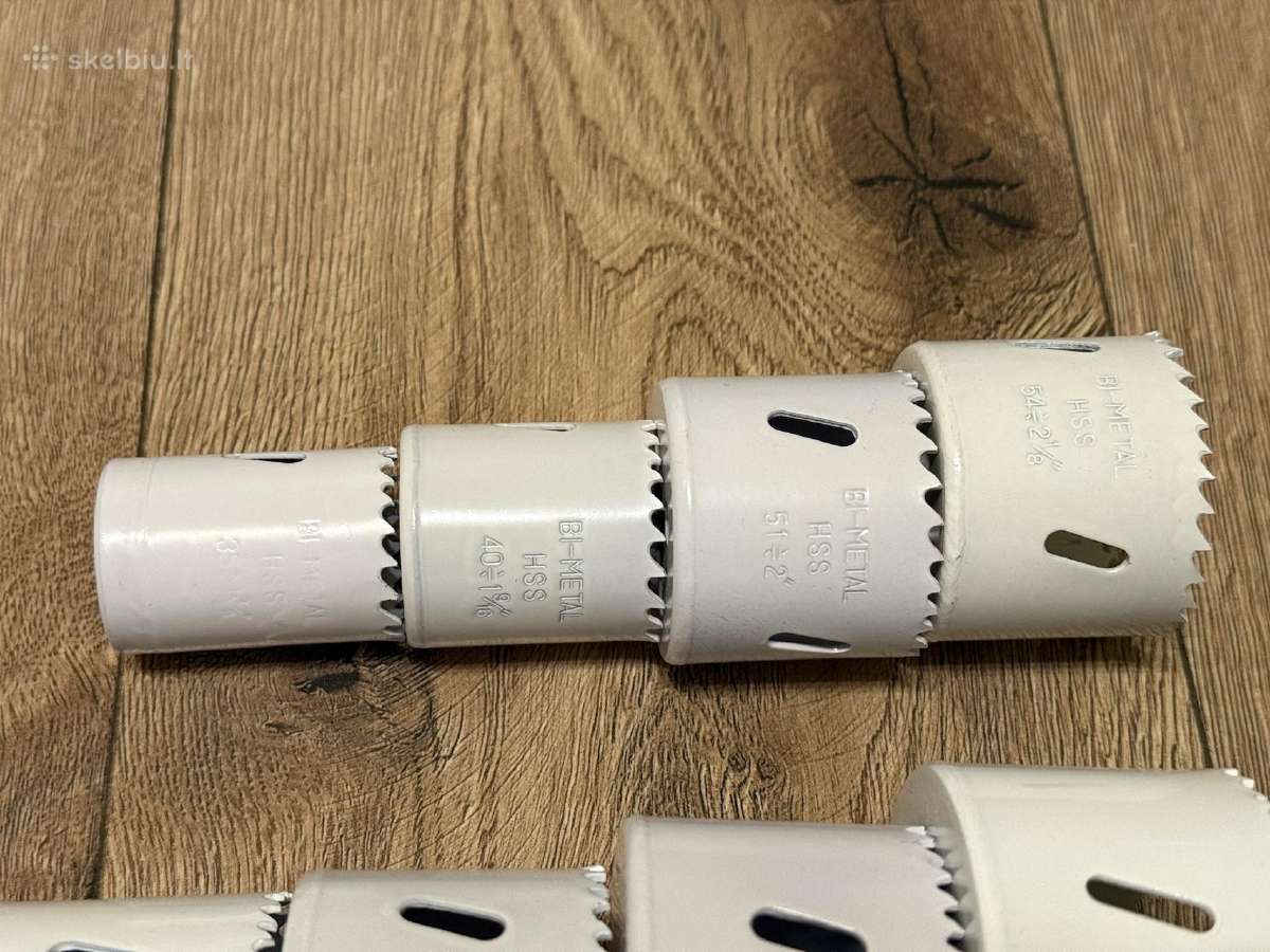Makita gręžimo 8 karūnų komplektas su adapteriu - nuotraukos Nr. 5