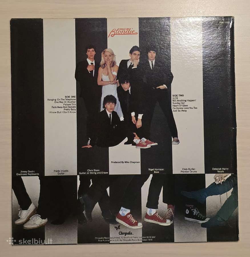 Blondie Parallel Lines 1978 UK Lp - nuotraukos Nr. 2