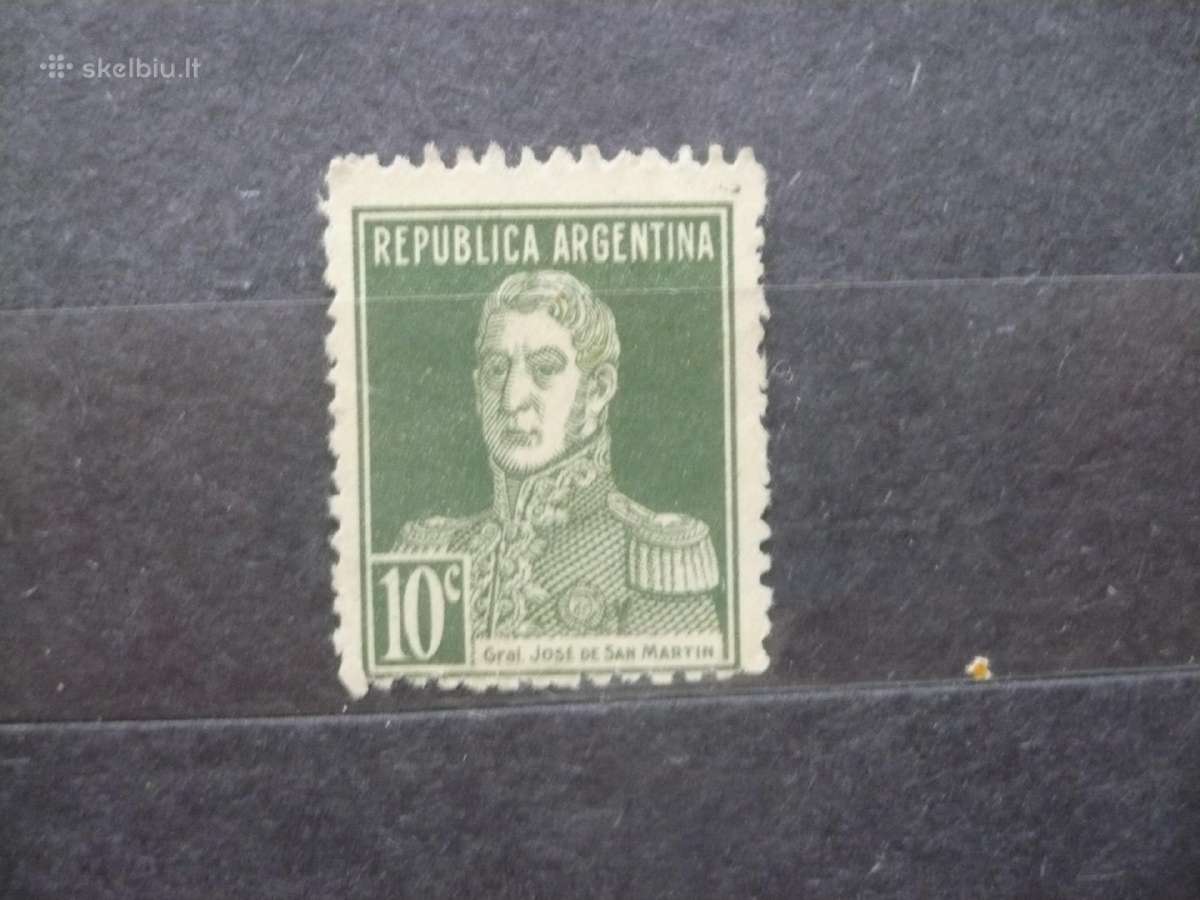 1923 m. – generolas San Martinas Mhn