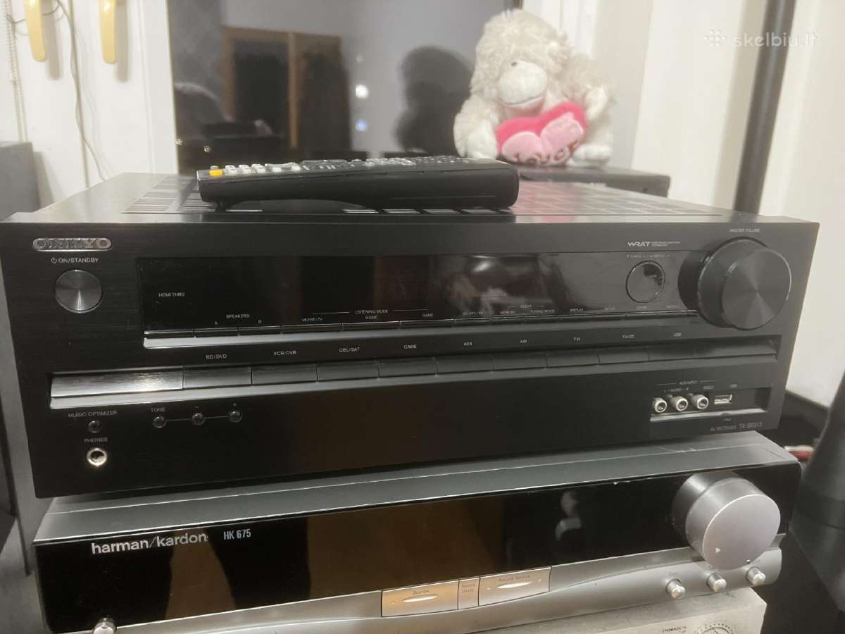 Resyveris Onkyo Tx-sr-313. Su pulteliu