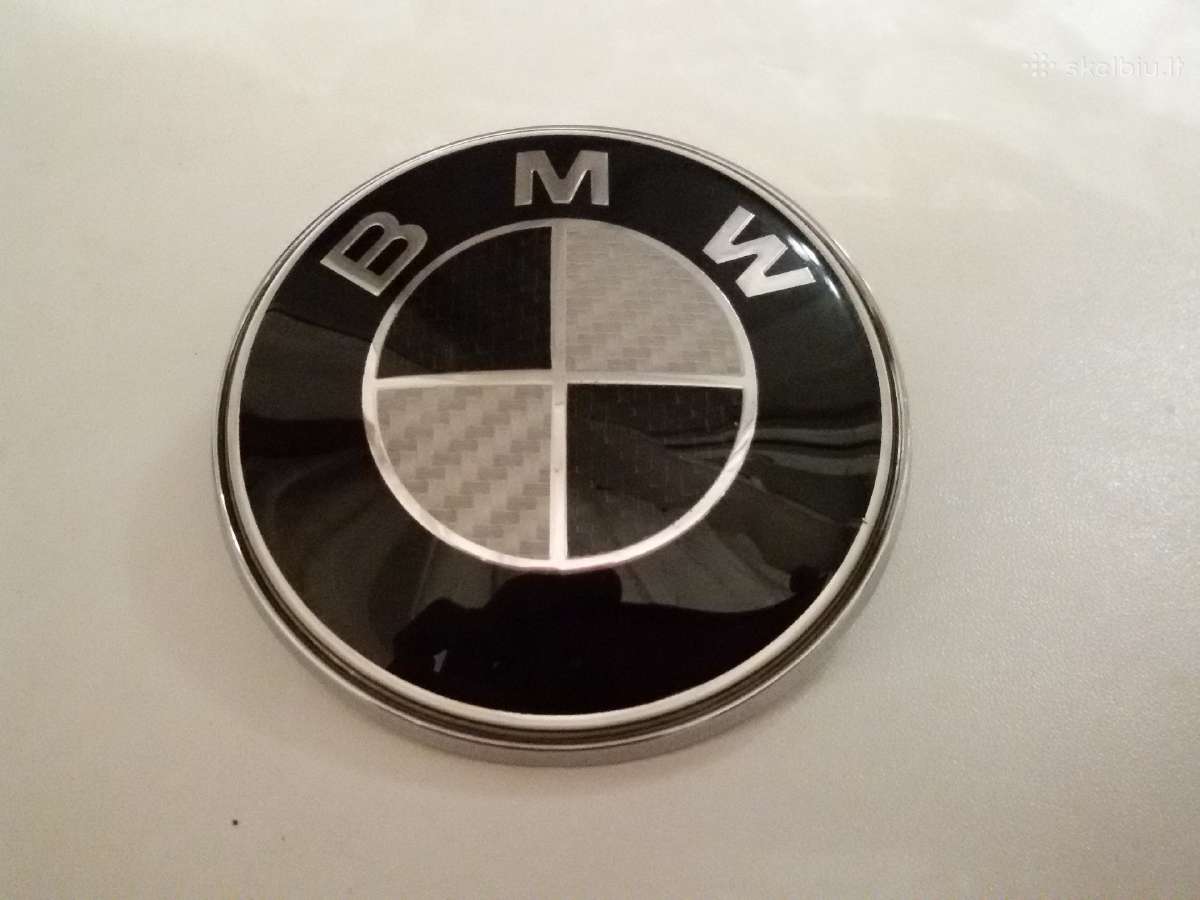 Bmw zenkliukai emblemos ant kapoto ir bagazines - nuotraukos Nr. 7