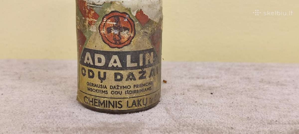 Tarpukario lietuviški odos dažai - nuotraukos Nr. 6