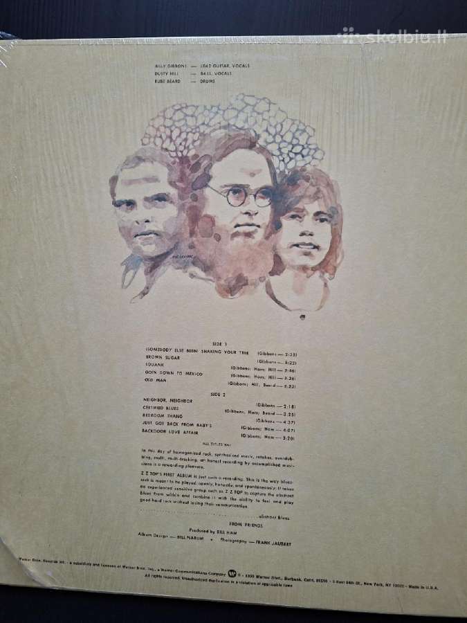 Zz Top 1971 Re‘83 „First Album“ - nuotraukos Nr. 2
