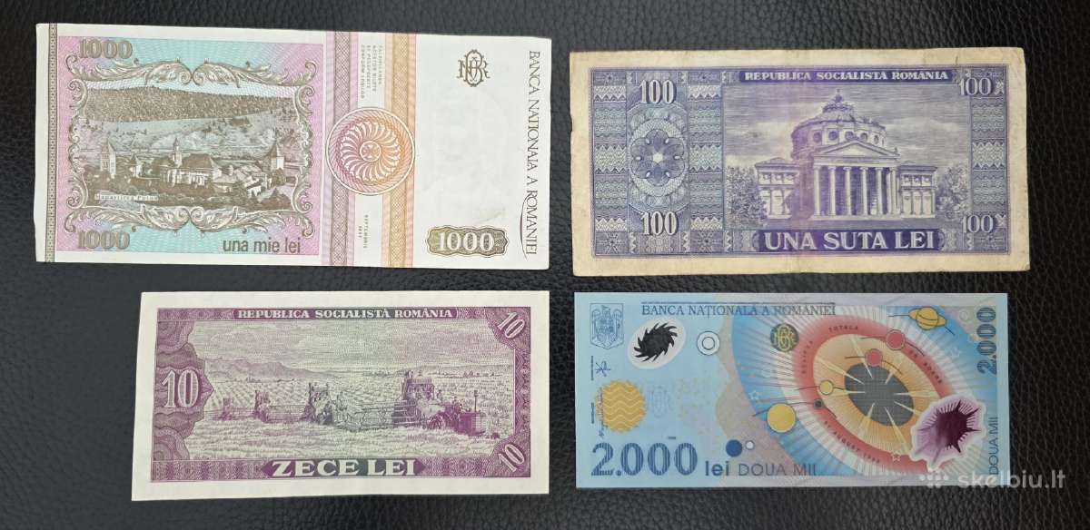Rumunijos banknotų rinkinys - nuotraukos Nr. 2