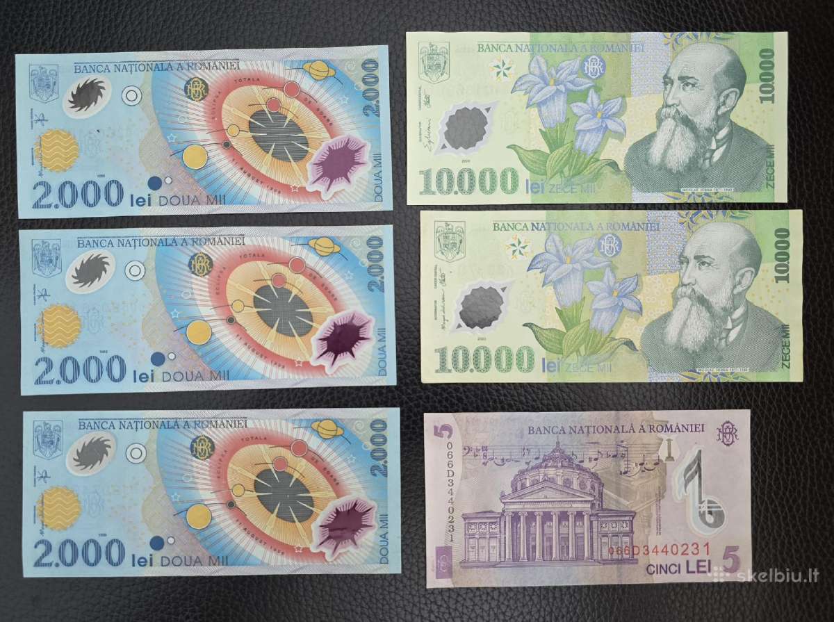 Rumunijos banknotų rinkinys - nuotraukos Nr. 4