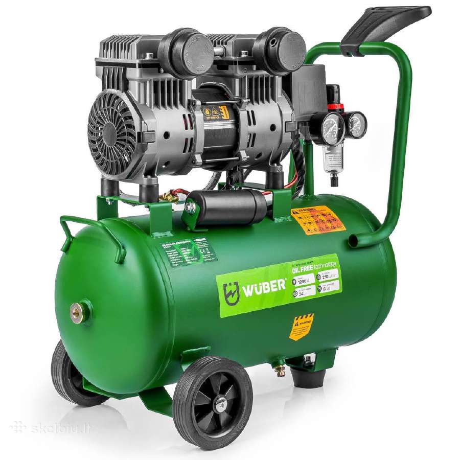 Betepalinis oro kompresorius Wuber W54009, 9l - nuotraukos Nr. 14
