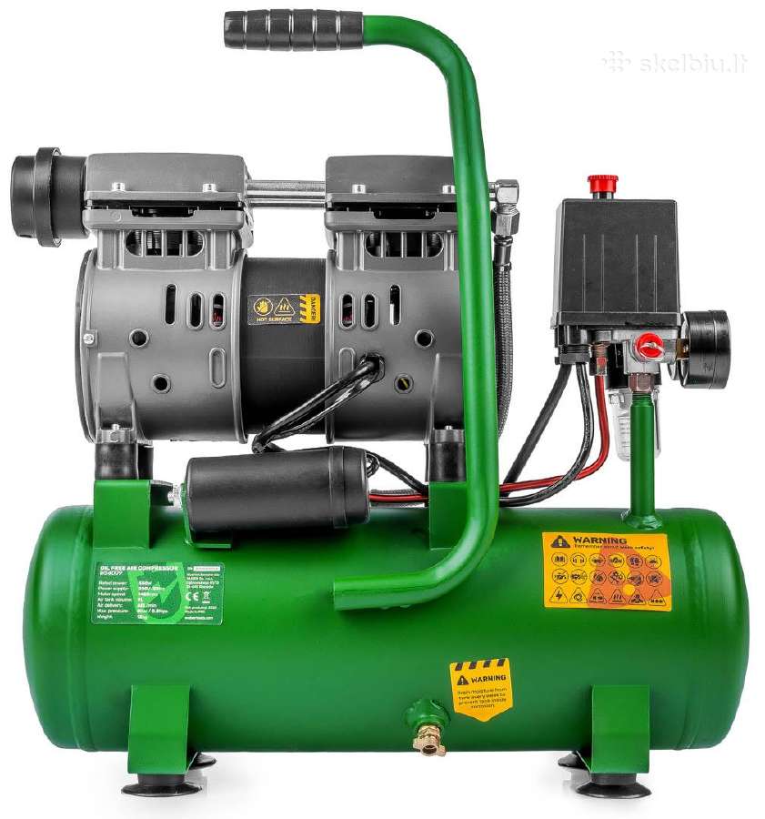 Betepalinis oro kompresorius Wuber W54009, 9l - nuotraukos Nr. 15