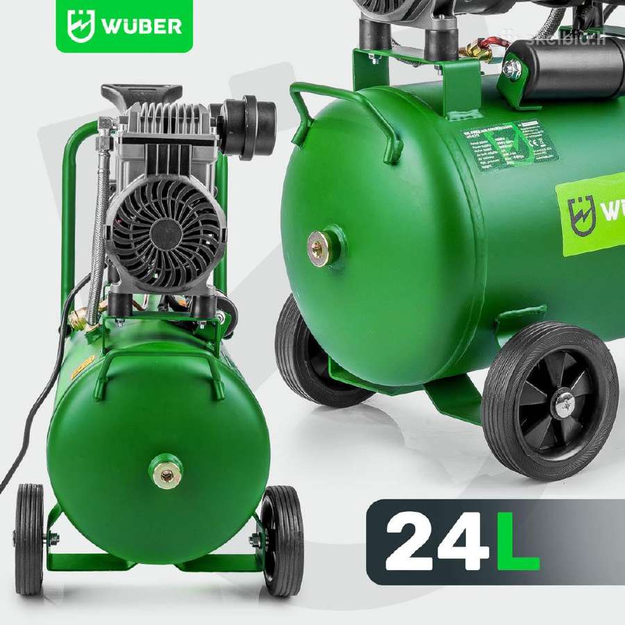 Betepalinis oro kompresorius Wuber W54009, 9l - nuotraukos Nr. 28