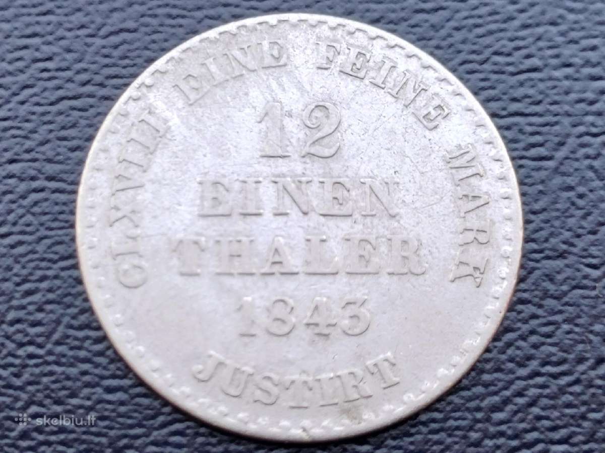 1/12 talerio 1843m.