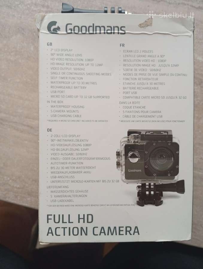 Goodmans (,go pro'') ir ,sports'' abu už 35